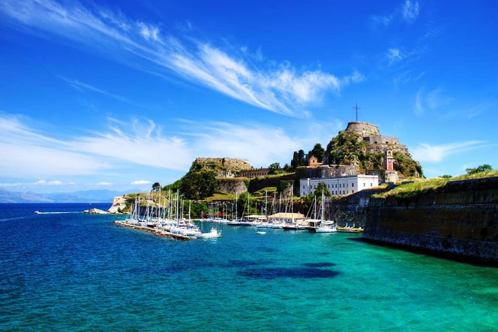 sailing destination corfu